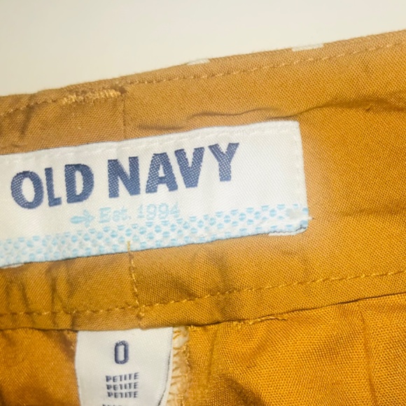 Old Navy Women’s Pixie Skinny Ankle Cropped Copper Brown White Polka Dot Pants 0 - Picture 4 of 13